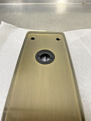 Baldwin ROSE-9.8IN HLF DUMMY 050, R047.050.IDM Single Dummy Rose, Antique Brass