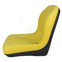 Yellow High Back Seat Fits John Deere Lawn Mower Models L118 L120 L130 L135 L145
