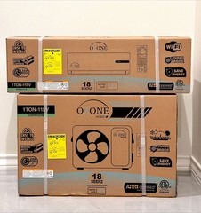 Ozone Spirit 12000 BTU 1 Ton Ductless Mini Split AC Heat Pump 110V WiFi AHRI