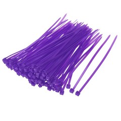 Nylon Cable Ties 4 Inch Self-Locking Zip Ties 0.09″ Width Purple 100pcs