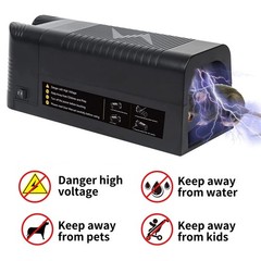 Upgraded Electronic Mouse Trap Control Kill Big Rat Pest Electric Rodent Zapper