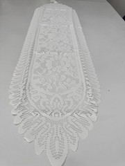 white lace table runner Size 14 X 56 Inch Set Of 2