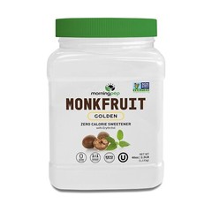 Morning Pep Monk Fruit Sweetener, Golden Sugar Substitute, 2.5 lb