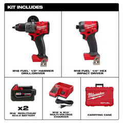 Milwaukee 3697-22 M18 FUEL 18V 2 Tool Combo Kit – New Sealed