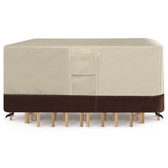 Upgrade Waterproof Garden Patio Furniture Cover Rectangular Table Dust Protector