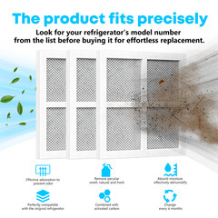3 PACK For LG LT120F ADQ73214404 Fresh Air Replacement Refrigerator Air Filter
