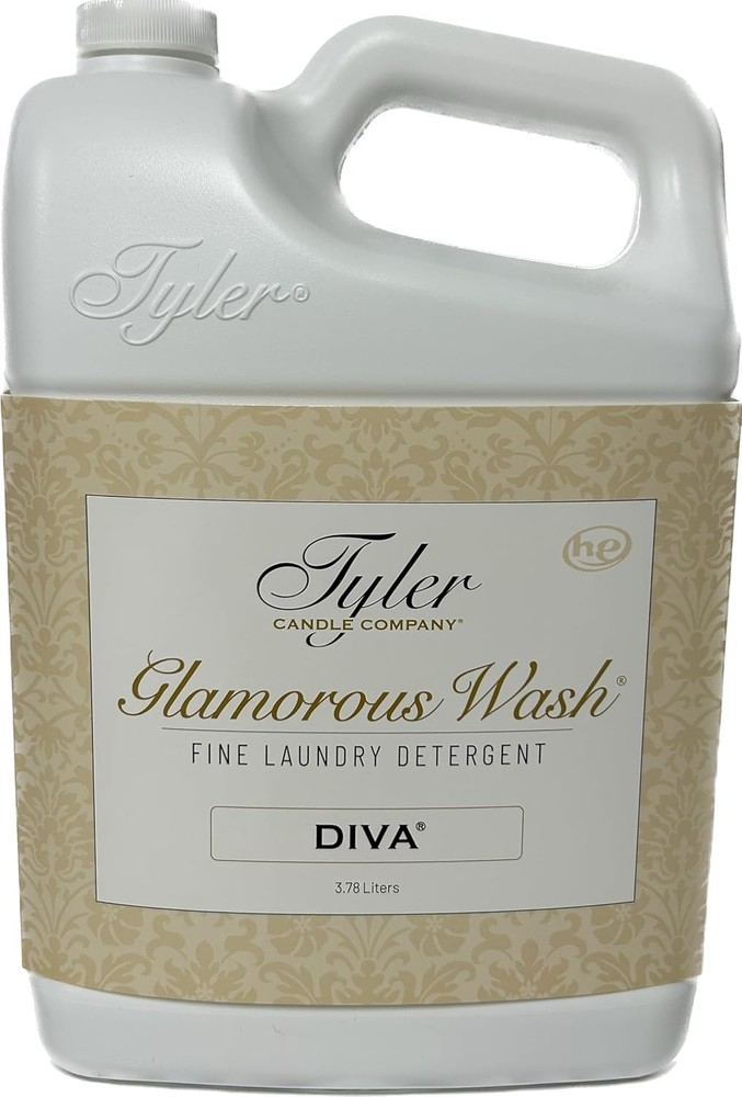 Glam Wash Laundry Detergent Diva Scent 128 Fl Oz 1 Gallon Pack