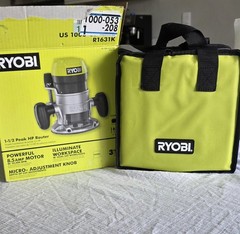RYOBI 8.5 Amp 1-1/2 Peak HP Fixed Base Corded Router R1631K