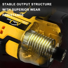 Brushless Cordless Impact Driver,for Dewalt 20V Max Battery,1/4″ Compact,4 Speed