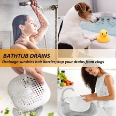 Bathroom Drain Hair Catcher Bath Stopper Plug Sink Strainer Filter Shower Covers