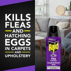 Raid Flea Killer Carpet & Room Spray, Kills hatching 16 Ounce (Pack of 1)