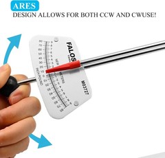 1/4-inch Drive Beam Torque Wrench – 0-80 Inch/Pounds and 0-9 Newton/Meter Torque