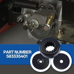 1Pcs Brake Disc Rotor For Craftsman, Ariens, Poulan, Husqvarna 583335401 New
