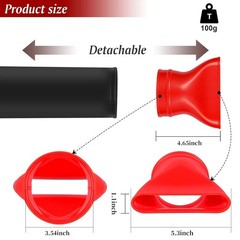 Red Flat Nozzle for Milwauke M-18 Leaf Blower | Fits Milwauk-ee M-18 2724-20 …