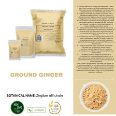 Ground Ginger Root Powder Up to 20 lbs Natural Raw Jengibre Non-GMO Kosher Bulk