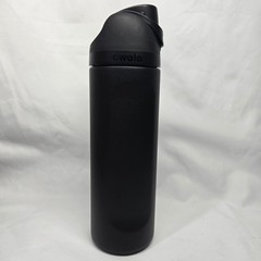 Owala FreeSip Water Bottle 24oz Black Insulated Stainless Steel Gym Travel NEW