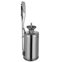 VEVOR Stainless Steel Sprayer 1.5 Gal Steel Hand-Pump Sprayer with 3.3 inch Hose