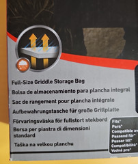 OEM Weber Genesis Spirit 300 Series Full Size Grill Griddle Storage Bag 7035-NEW