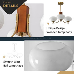 Brushed Brass 3-Head Globe Chandelier – Adjustable Industrial Ceiling Light
