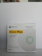 Airthings 2930 Wave Plus-Radon & Air Quality Monitor, Battery Powered (CO2, VOC)