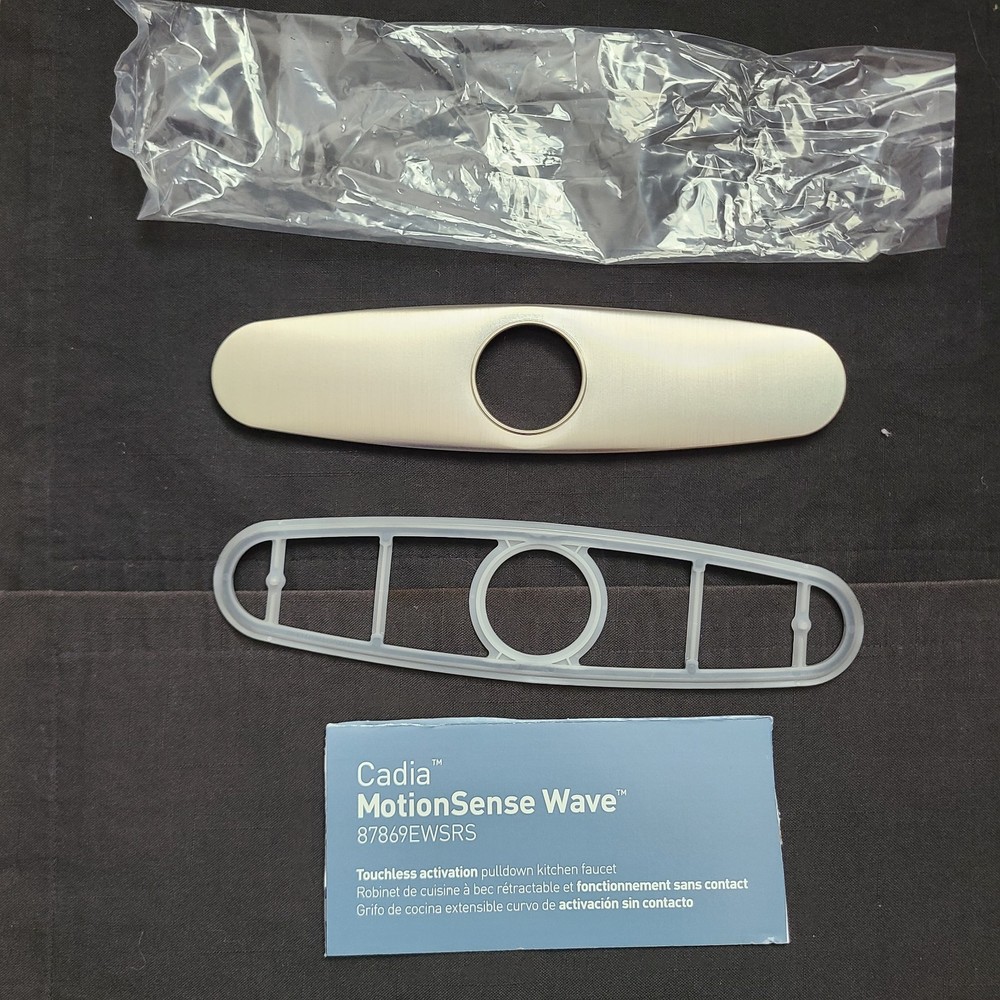 Moen 183354 Kitchen Faucet 10 1/4″ Deckplate to cover unused holes for 1 hole