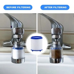 Faucet Water-Filter Element Remove Chlorine Heavy Metals-Filtered Showers