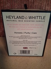 HEYLAND & WHITTLE England Luxury Scented Candle NEROLI & ROSE 230g 8.11 Oz NEW