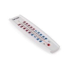 Taylor Tube Thermometer Plastic White 7.68 in. (Pack of 6)