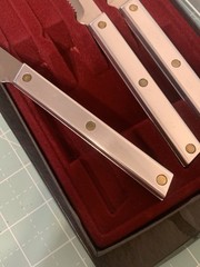 Vintage Rada Cutlery Steak Knife 7pc Gift Set With Boxes As Shown (M)