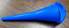 NEW Large Blue Plastic Funnel Oval Oil for Automotive Use Spill Saver