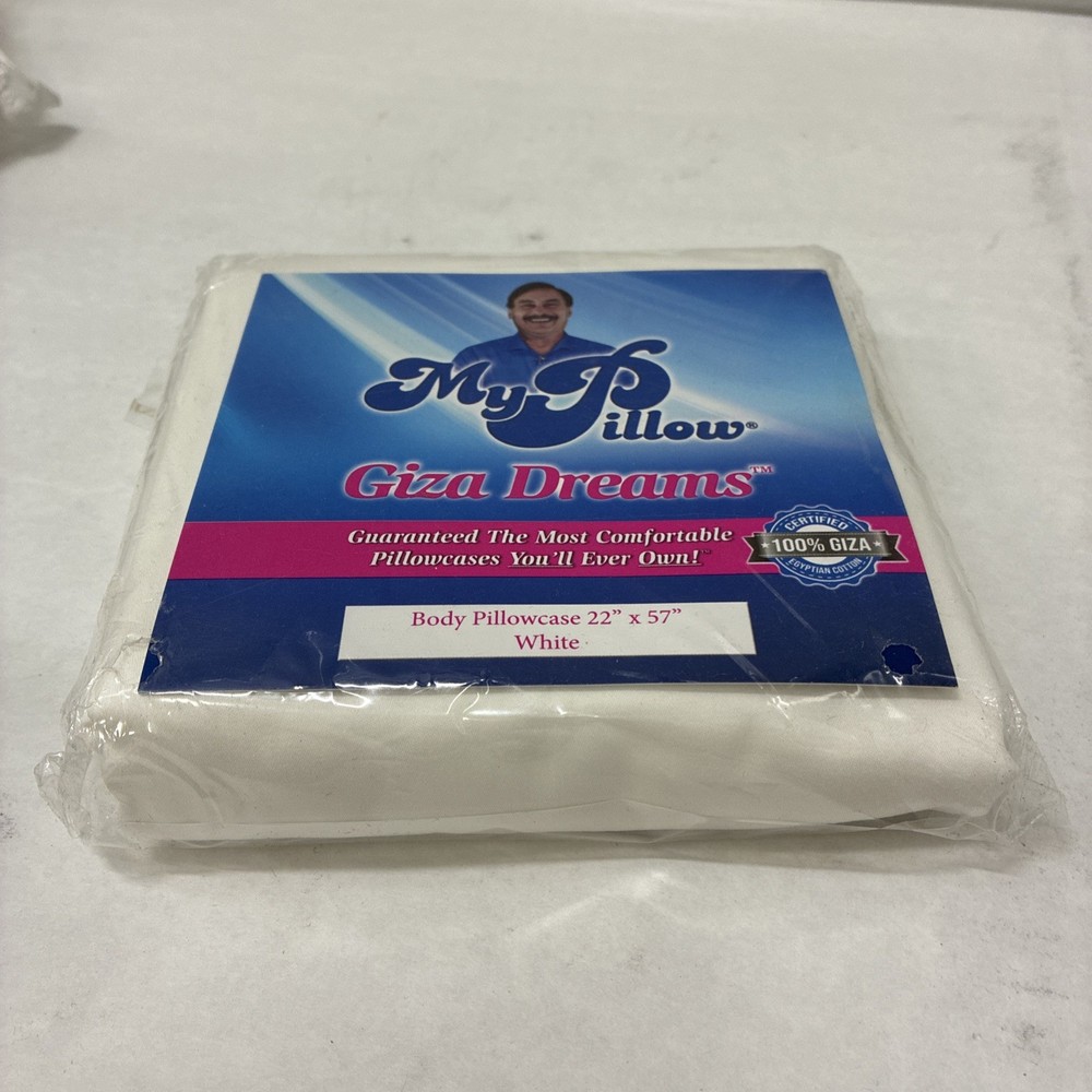 My Pillow Pillow Case Set 100% Certified Giza Long Staple Cotton