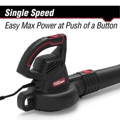 Corded Electric Blower, 7-Amp, 330 CFM Blowing Force, 150 MPH Air Speed