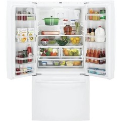 GE GWE19JGLWW 33″ Counter Depth French Door Refrigerator 18.6 Cu Ft