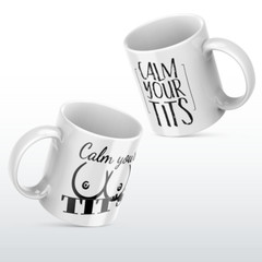 Personalized mug with text photo name logo personalized gift funny coffee mug 08