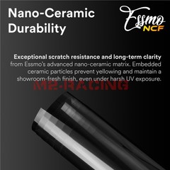 ESSMO Nano Ceramic Window Tint Film VLT UV Car Home Office Roll Heat Protection