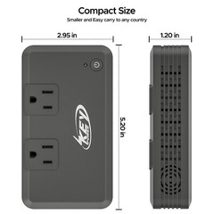230W Voltage Converter 240V/220V to 120V/110V International Power Converter