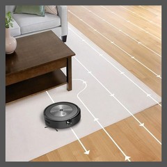 iRobot Roomba j7+ Wi-Fi Connected Self-Emptying Robot Vacuum – Black – 7550