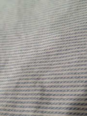 Ralph Lauren 100% Cotton Lt Blue & White Striped Pillowcases | King Set Of 2