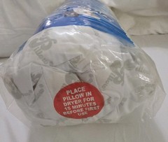 MyPillow Classic Bed Pillow Standard Queen White Cotton Cover Made in USA
