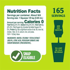 Splenda ZERO Stevia Liquid Zero Calorie Sweetener, 3.38 fl oz.