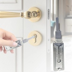 Hook & Pickup Tool Kit 2 in 1 Portable Lock Picking Set Ergonomic Handle USA