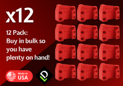2023 SPECIAL 12 Pack: HEAVY DUTY Milwaukee M18 Battery Holder/Mount MADE IN USA