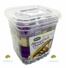 2 Packs Nonni’s Almond Dark Chocolate Biscotti 25 ct 2 LB 1.25 oz Each Pack