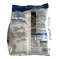 Kentucky Bluegrass Northern Grass Seed Mix, Sun Light to Partial Shade, 3 lb Bag