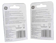 2-pack GE 35153 15-Watt Clear Appliance Light Bulb 115-125 volts E17 base T7