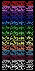 PWC WATER CRAFT BOAT HULL ID JET SKI SEA DOO CUSTOM REGISTRATION DECAL STICKER