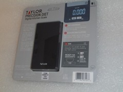 TAYLOR PRECISION PORTIONS DIGITAL KITCHEN SCALE, (16 oz/500 g) NEW MFG. SEALED!