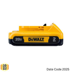 New Dewalt DCB203 20V Max Battery 2.0Ah Lithium Ion Li-Ion 20 Volt Date 2025