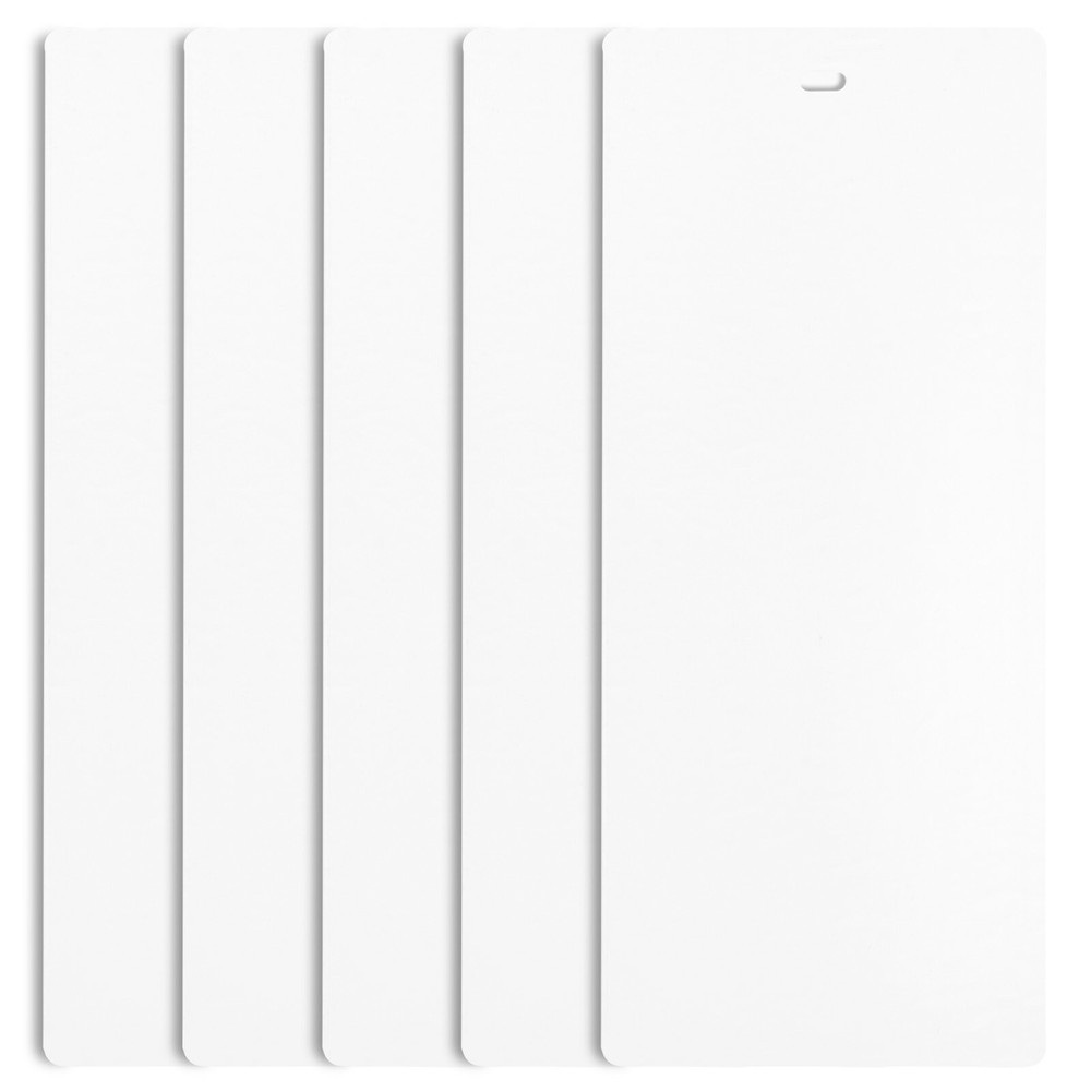 Vertical Blind Slats Vanes Replacement Blinds for House Kitchen 82.5″ White FREE