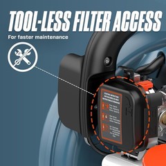 Sopladora De Hojas De Gasolina 26.5 CC 4 Cycle Para Jardin 125 MPH 410 CFM